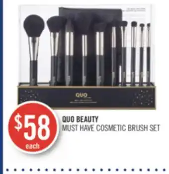 Shoppers Drug Mart Quo beauty must have cosmetic brush set offer