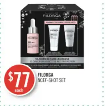 Shoppers Drug Mart Filorga ncef-shot set offer