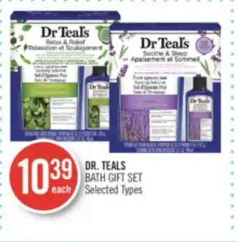 Shoppers Drug Mart Dr. teals bath gift set offer