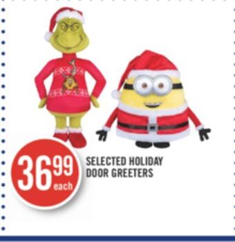 Shoppers Drug Mart Selected holiday door greeters offer