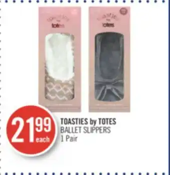 Shoppers Drug Mart Toasties by totes ballet slippers offer
