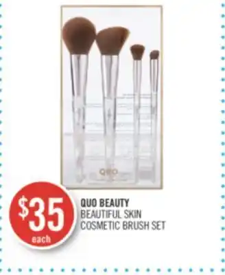Shoppers Drug Mart Quo beauty beautiful skin cosmetic brush set offer