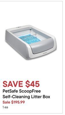 Petvalu Petsafe scoopfree self-cleaning litter box offer