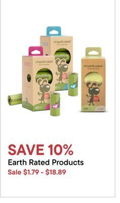 Petvalu Earth rated products offer