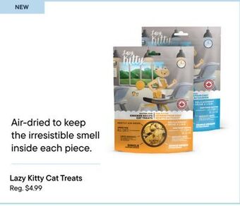 Petvalu Lazy kitty cat treats offer