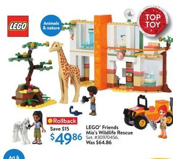Walmart Lego® friends mia's wildlife rescue offer