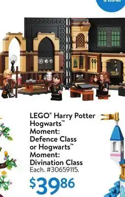 Walmart Lego® harry potter hogwarts moment: defence class of hogwarts™ moment: divination class offer