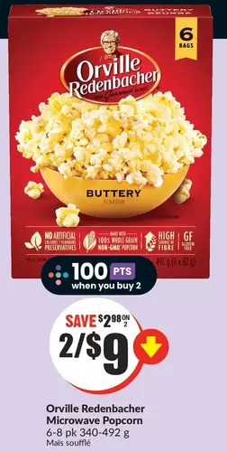 FreshCo Orville redenbacher microwave popcorn offer