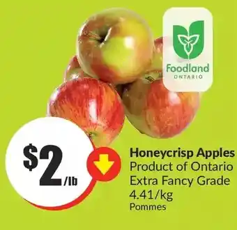 FreshCo Honeycrisp apples offer