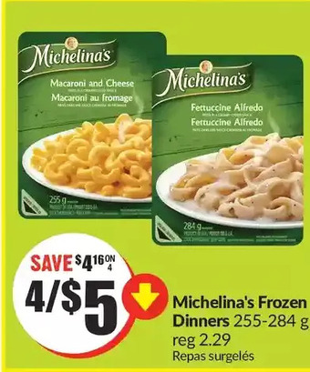 FreshCo Michelina's frozen dinners offer