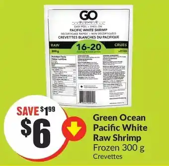FreshCo Green ocean pacific white raw shrimp offer