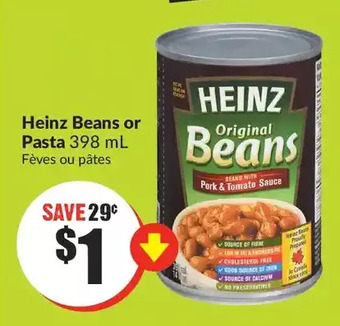 FreshCo Heinz beans or pasta offer