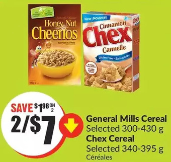 FreshCo General mills cereal, chex cereal offer