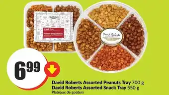 FreshCo David roberts assorted peanuts tray | david roberts assorted snack tray offer