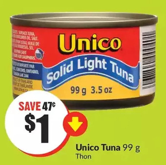 FreshCo Unico tuna offer