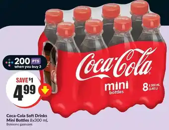 FreshCo Coca-cola soft drinks mini bottles offer
