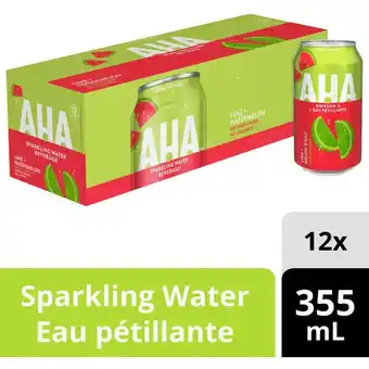 Walmart Aha sparkling water beverages offer