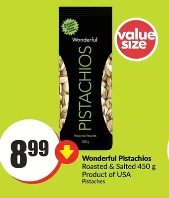 FreshCo Wonderful pistachios offer