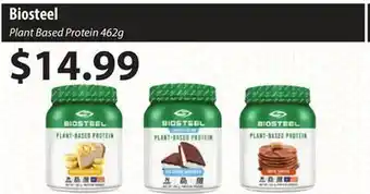 Healthy Planet Biosteel plant based protein offer