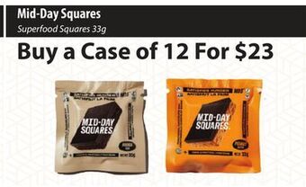 Healthy Planet Mid-day squares superfood squares offer