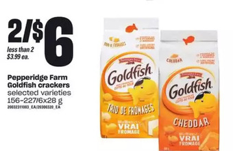 Loblaws Pepperidge farm goldfish crackers offer