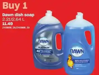Loblaws Dawn dish soap offer