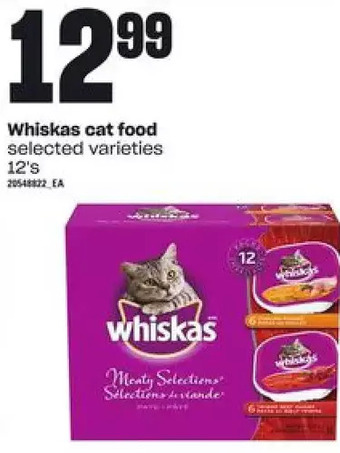Loblaws Whiskas cat food offer