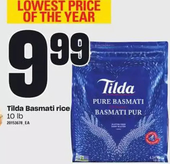 Loblaws Tilda basmati rice offer