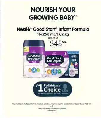 Loblaws Nestle good start infant formula offer