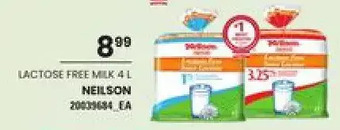 Loblaws Neilson lactose free milk offer