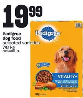 Zehrs Markets Pedigree dog food offer