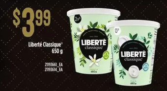 Loblaws Liberte classique offer