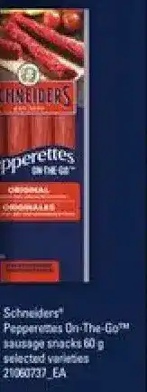Zehrs Markets Schneiders pepperoni on the go sausage snacks offer