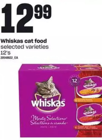 Zehrs Markets Whiskas cat food offer