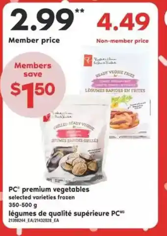 Valu-mart Pc premium vegetables offer