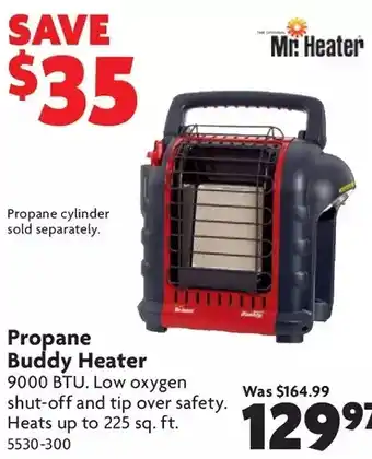 Home Hardware Propane buddy heater offer