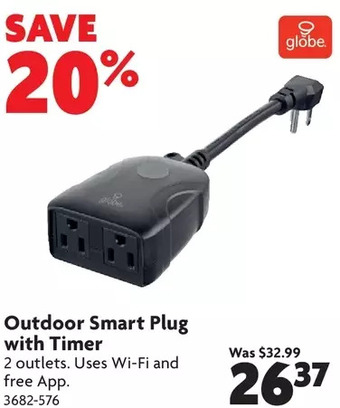 Home Hardware Outdoor smart plug with timer offer