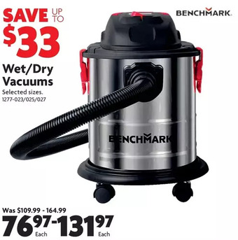 Home Hardware Wet/dry vacuums offer