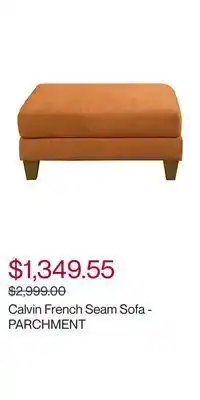 Hudson's Bay Calvin french seam sofa - parchment offer