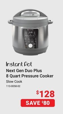 Visions Electronics Instant pot next gen duo plus 8 quart pressure cooker offer