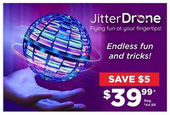 Showcase Jitter drone ufo hoverball offer