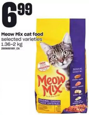 Independent Grocer Meow mix cat food offer