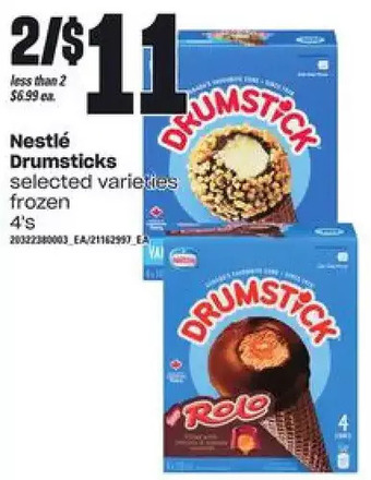 Independent Grocer Nestlé drumsticks offer