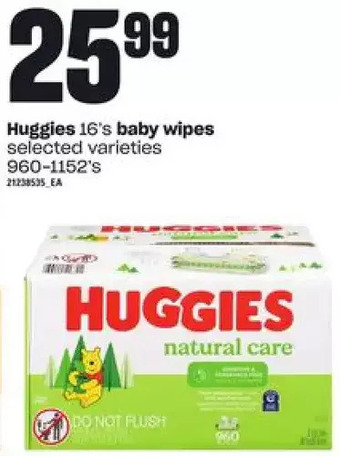 Independent Grocer Huggies baby wipes offer