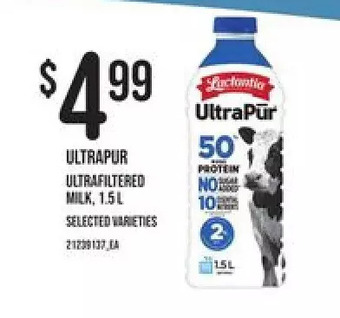 Independent Grocer Ultrapur ultrafiltered milk offer