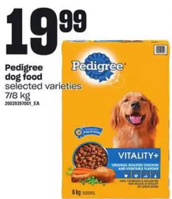 Independent Grocer Pedigree dog food offer