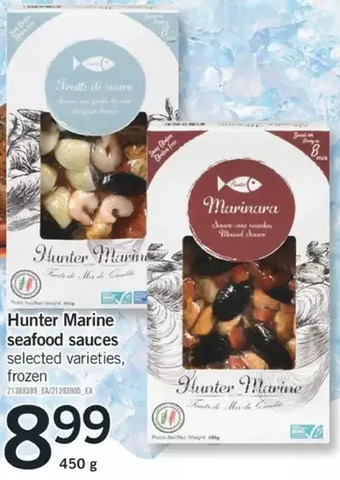 Fortinos Hunter marine seafood sauces offer