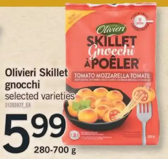 Fortinos Olivieri skillet gnocchi offer