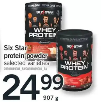 Fortinos Six star protein powder offer