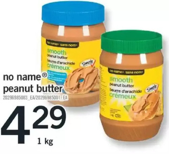 Fortinos No name peanut butter offer